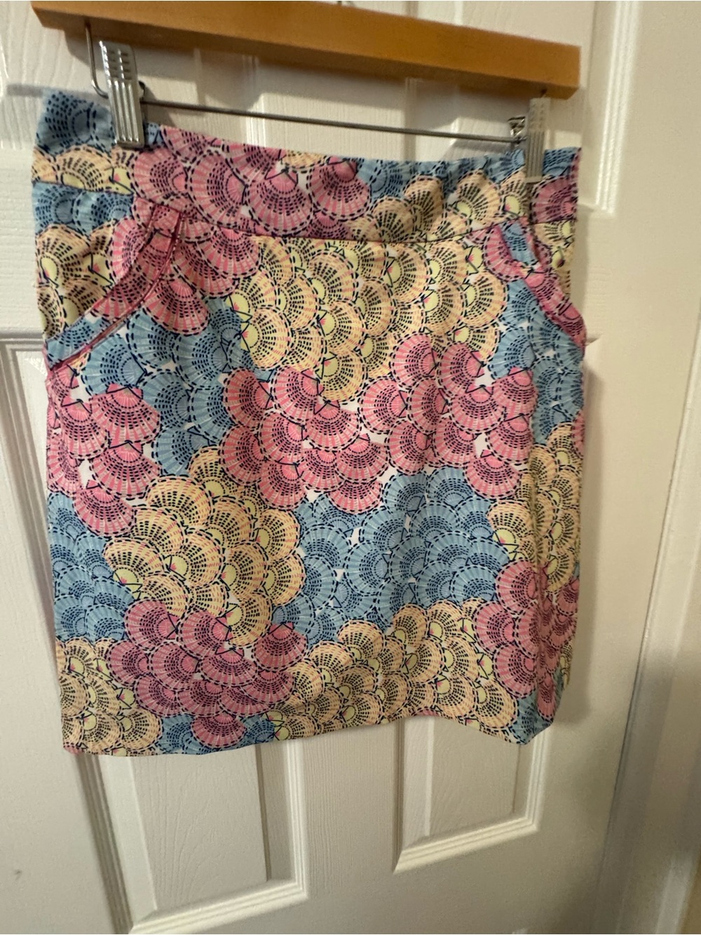 Vineyard Vines Floral Mini Skirt in Pink, Blue & Yellow